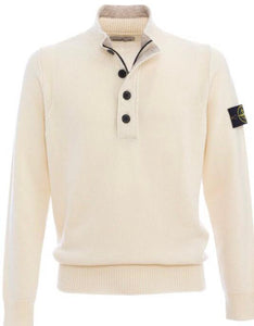 2 x 1 : Maglione Collo Bottoni Stone Island