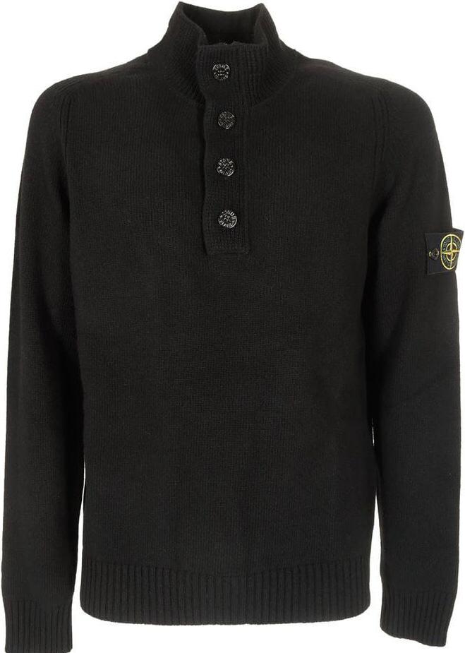 2 x 1 : Maglione Collo Bottoni Stone Island